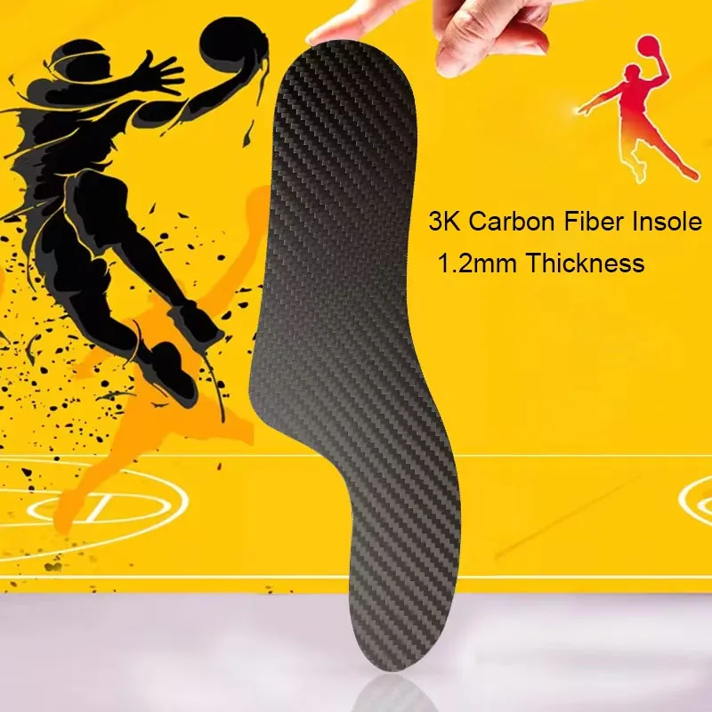 New 3K Carbon Plate Insoles-Morton's Extension Rigid Carbon Fiber Insole Insert-1.2mm Arthritis Orthopedic Insoles-Wiht Box