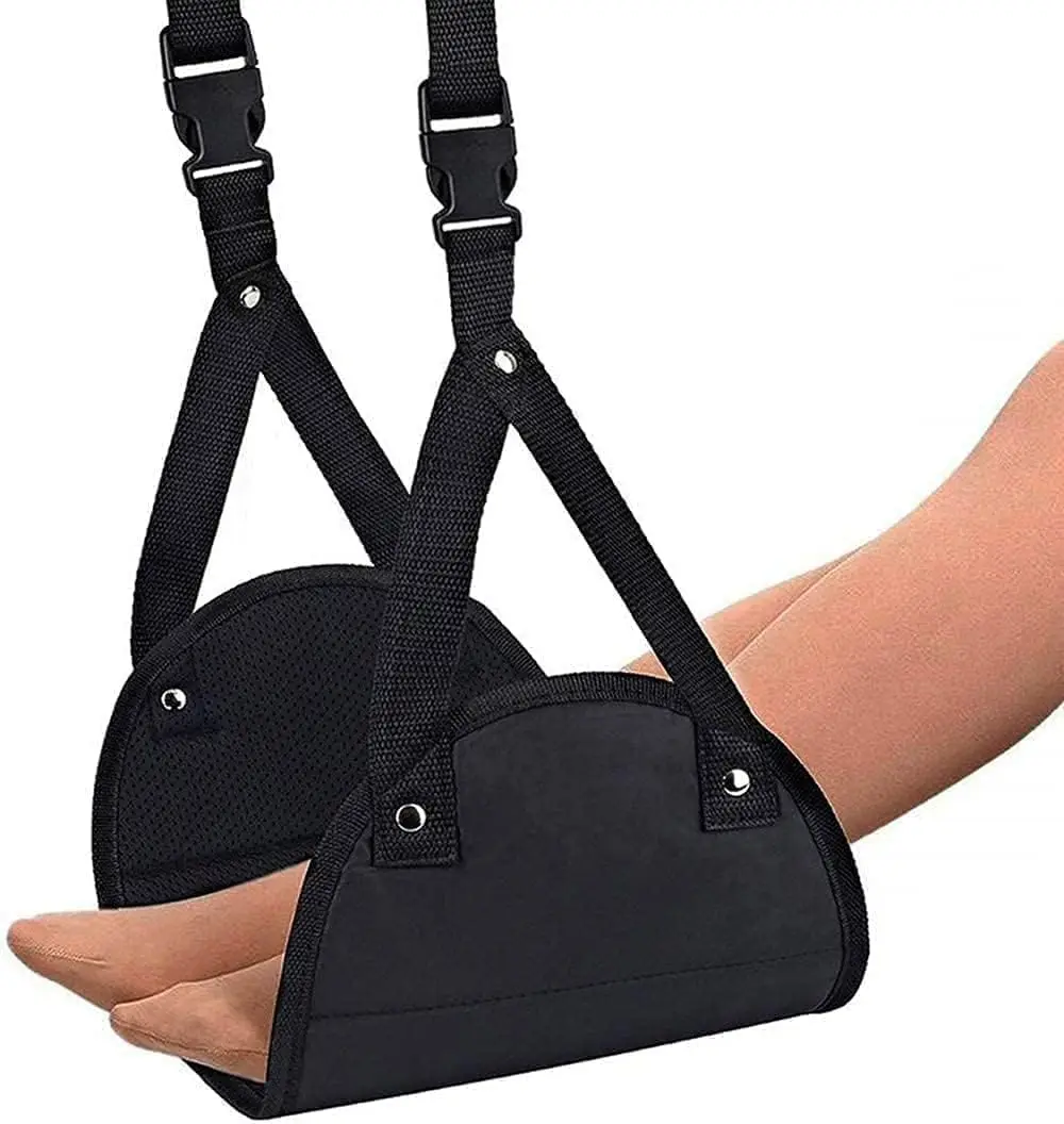 เท้า,เครื่องบิน Footrest ทําจากโฟม,Travel HEAD Hammock แบบพกพา Travel Footrest เที่ยวบิน Carry-On เท้าปรับ H