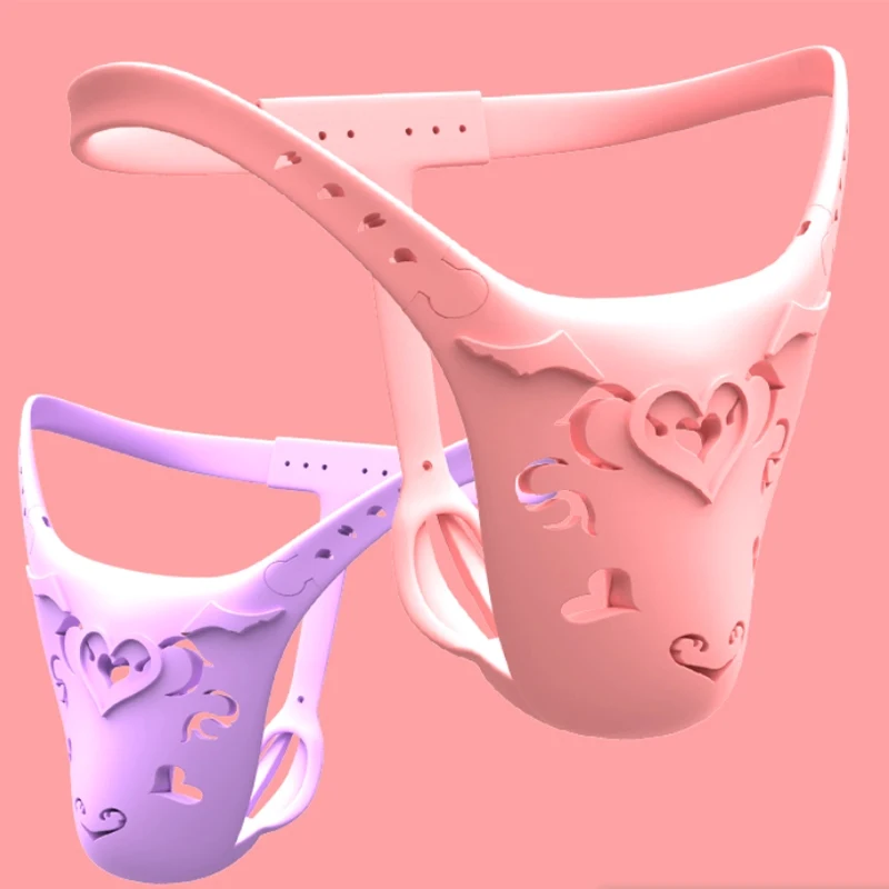 25New حزام العفة للرجال يمكن ارتداؤه من الراتنج قفل العفة جهاز العفة الأنثوي الامتناع عن ممارسة الجنس SM لعبة مثيرة للرجال قفص القضيب #2