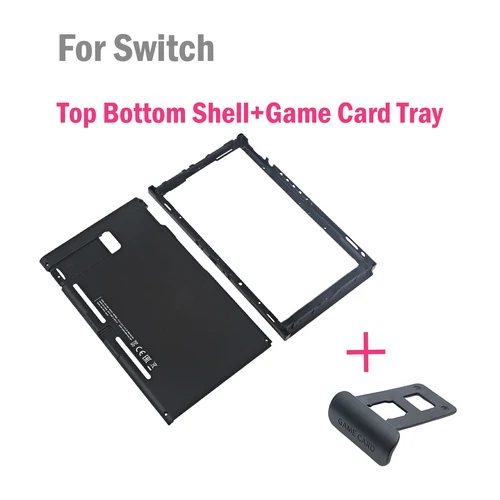 Carcasa de repuesto de placa de cubierta trasera delantera para carcasa de interruptor, carcasa inferior superior, cubierta trasera, placa frontal de interruptor