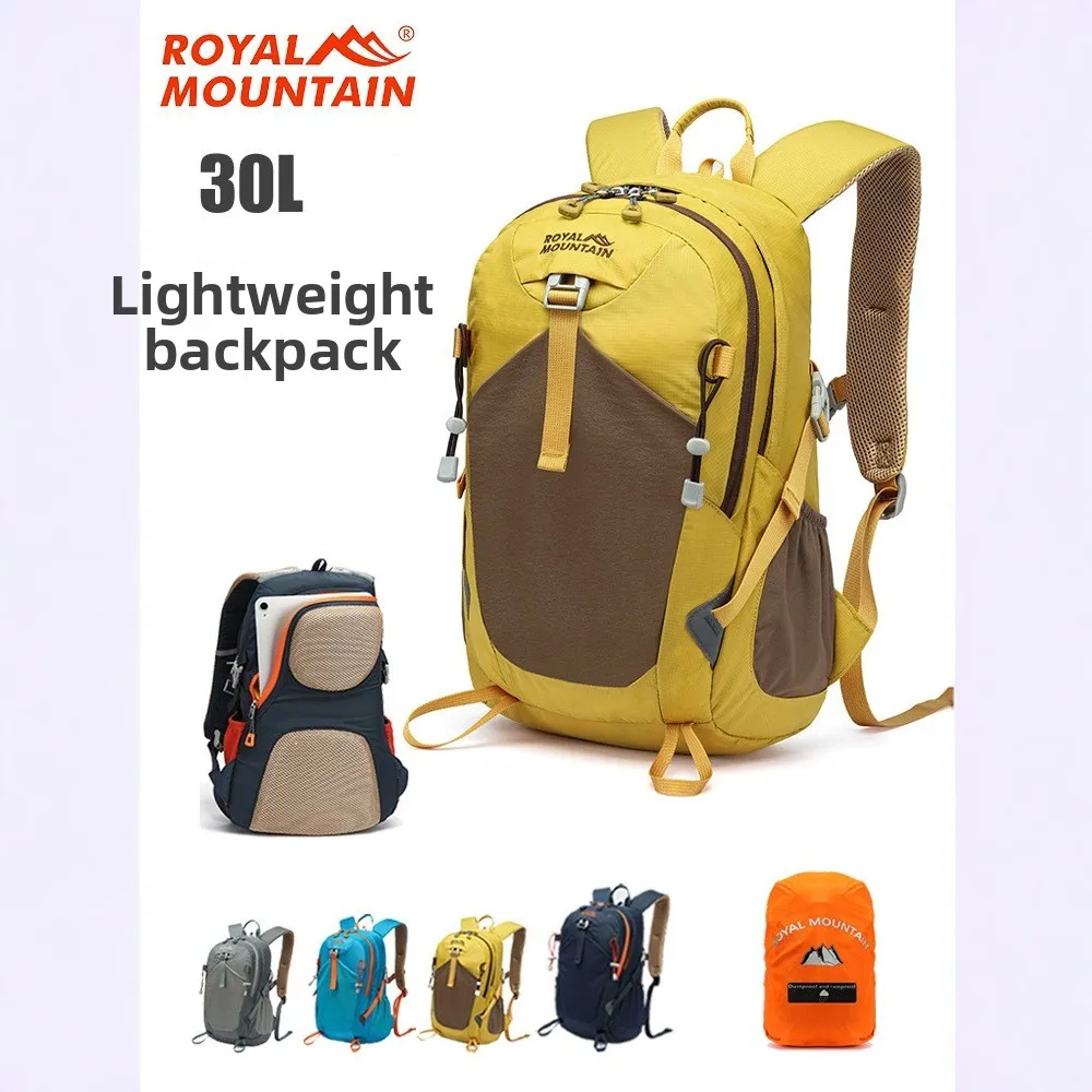 

30L Outdoor Hiking Backpack Sports Lightweight Waterproof Climbing Camping Travel Nylon Rucksack Cycling Running Pack Bag