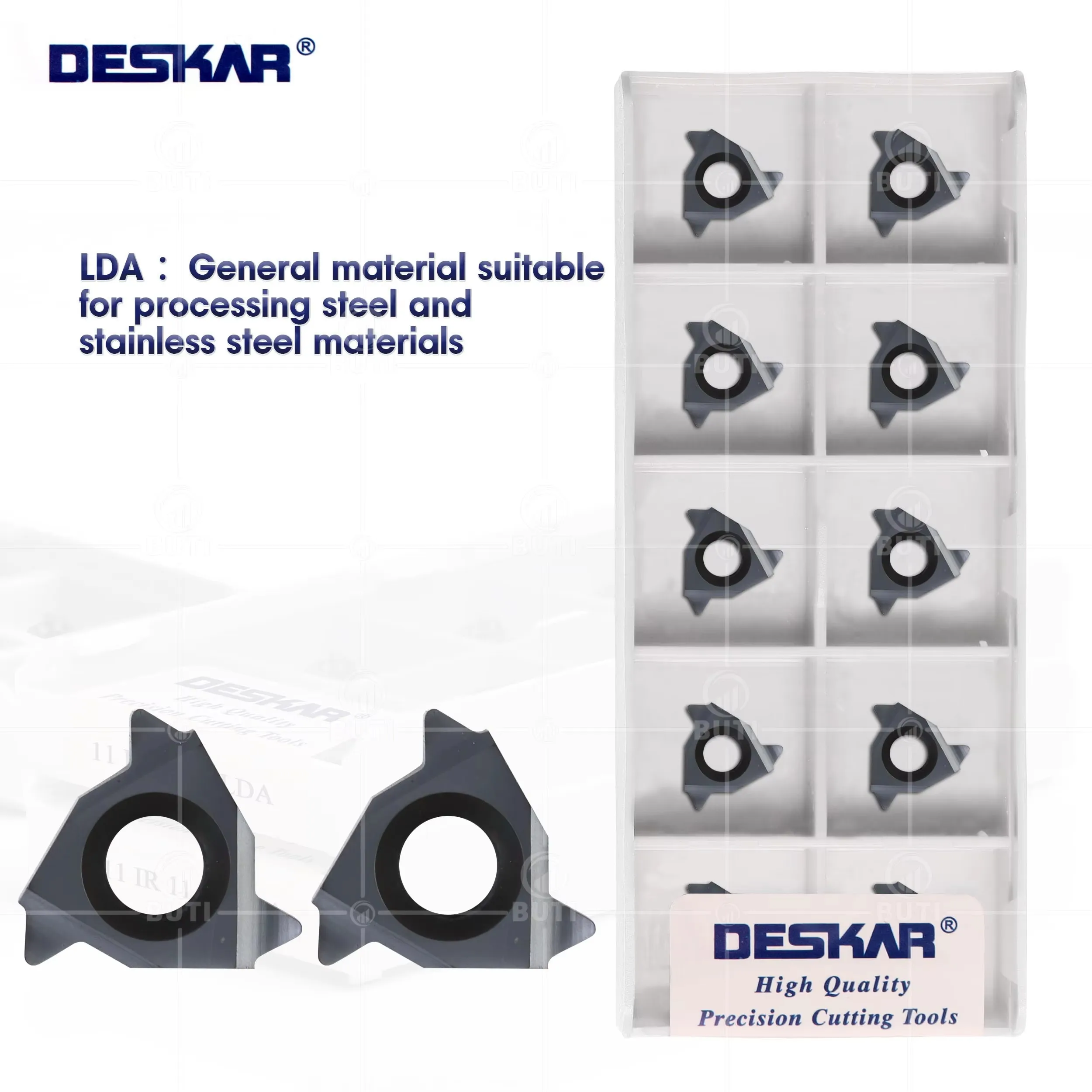 

DESKAR 100% Original 11ER IR 11W 14W 16W 19W NPT BSPT LDC LDA Thread Turning Tool Internal And External Thread CNC Lathe Blades