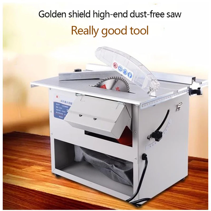 Elétrica Livre de Poeira Deslizante Table Saw Jd150c Deslizante Table Saw Carpintaria Floor Miter Corte Velocidade Ajustável 1500w