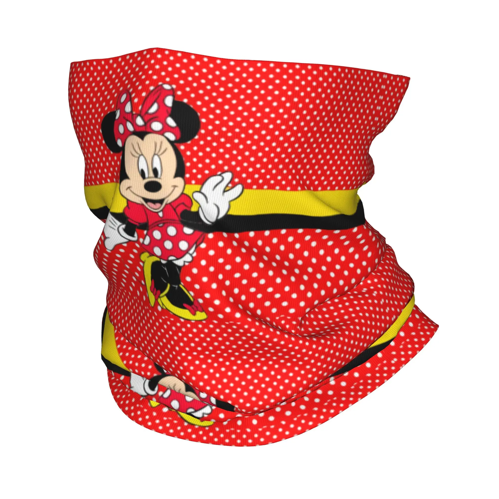 

Многофункциональная бандана-балаклава с принтом Минни Маус в горошек, ветрозащитный шарф-маска для лица, головной убор для женщин и мужчин
