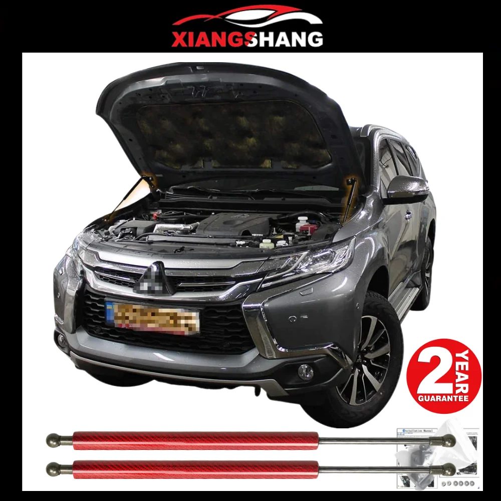 

Bonnet Hood Struts for Mitsubishi Pajero Sport KR/KS/QE/QF 3rd 2015-present Montero Shogu Lift Supports Front Cover Modify