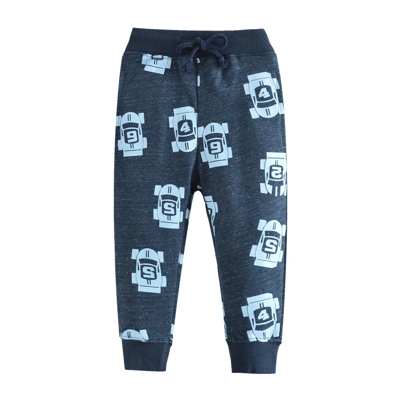 Jumping Meters Cartoon Baby Boys Sweatpants Children\'s Trousers  Autumn Winter Baby Clothes Toddler Kids Full Pants Costume