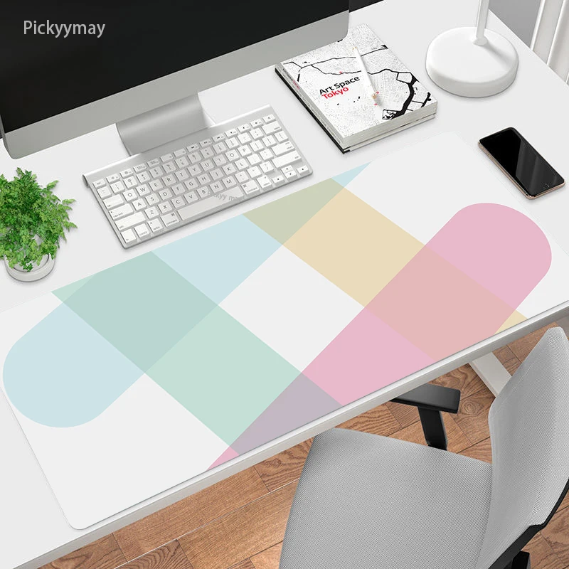 

Mouse Pad Large Table Mat 80x30cm Office Accessories PC Mousepad Kawaii Rubber Non-slip Cup Rug Mouse Mats Deskpad Carpet