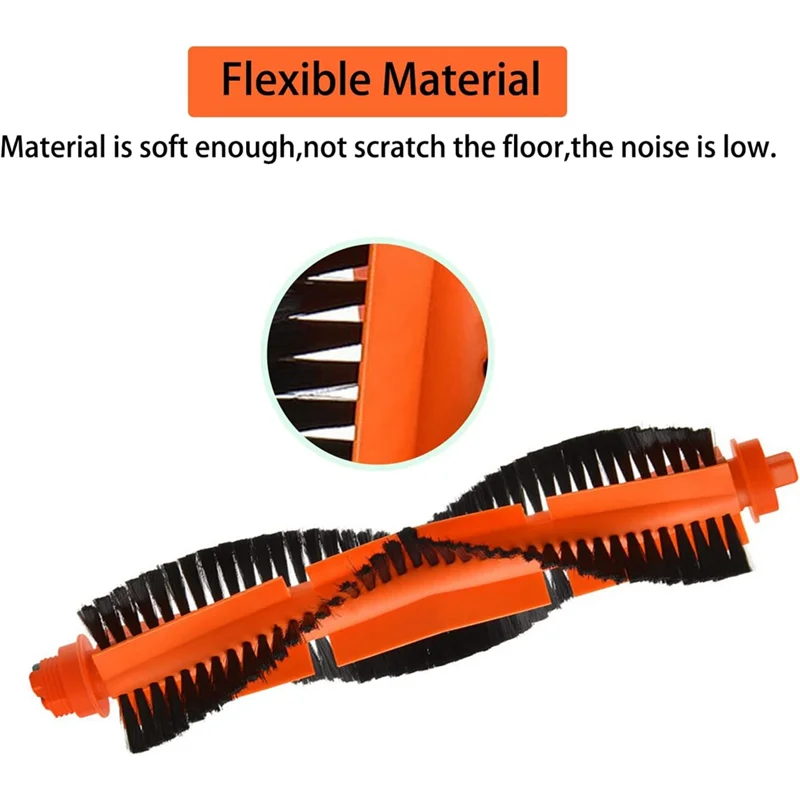Peças de reposição para aspirador de pó robô WYZE WVCR200S, filtros Hepa de escova lateral principal