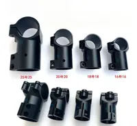 1PC Aluminum Alloy CNC 16/18/20/25mm Landing Gear Tripod Tee for Plant Protection UAV Drone Parts