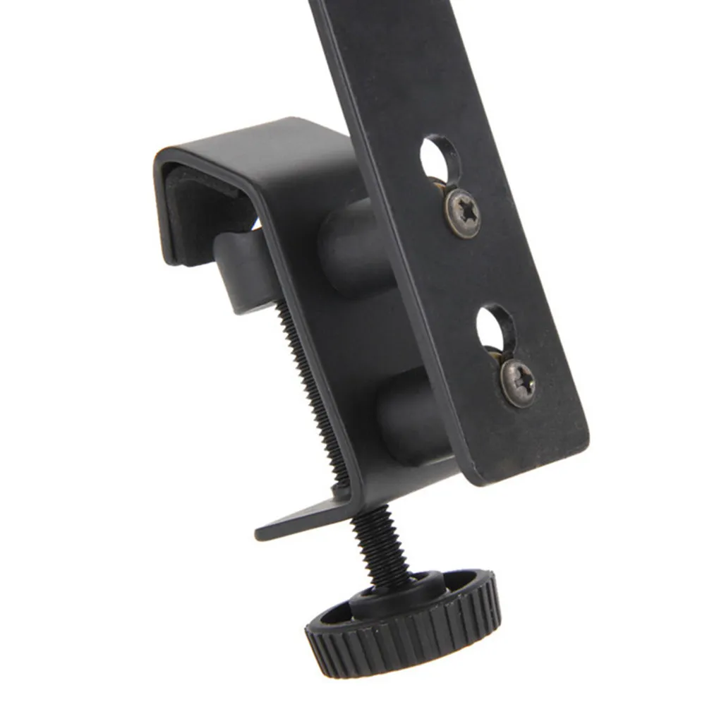 Drum Microphone Shockproof Clip Durable Metal Adjustable Height Swivel Design Universal Mount Snare Tom Drums Musical Instrument