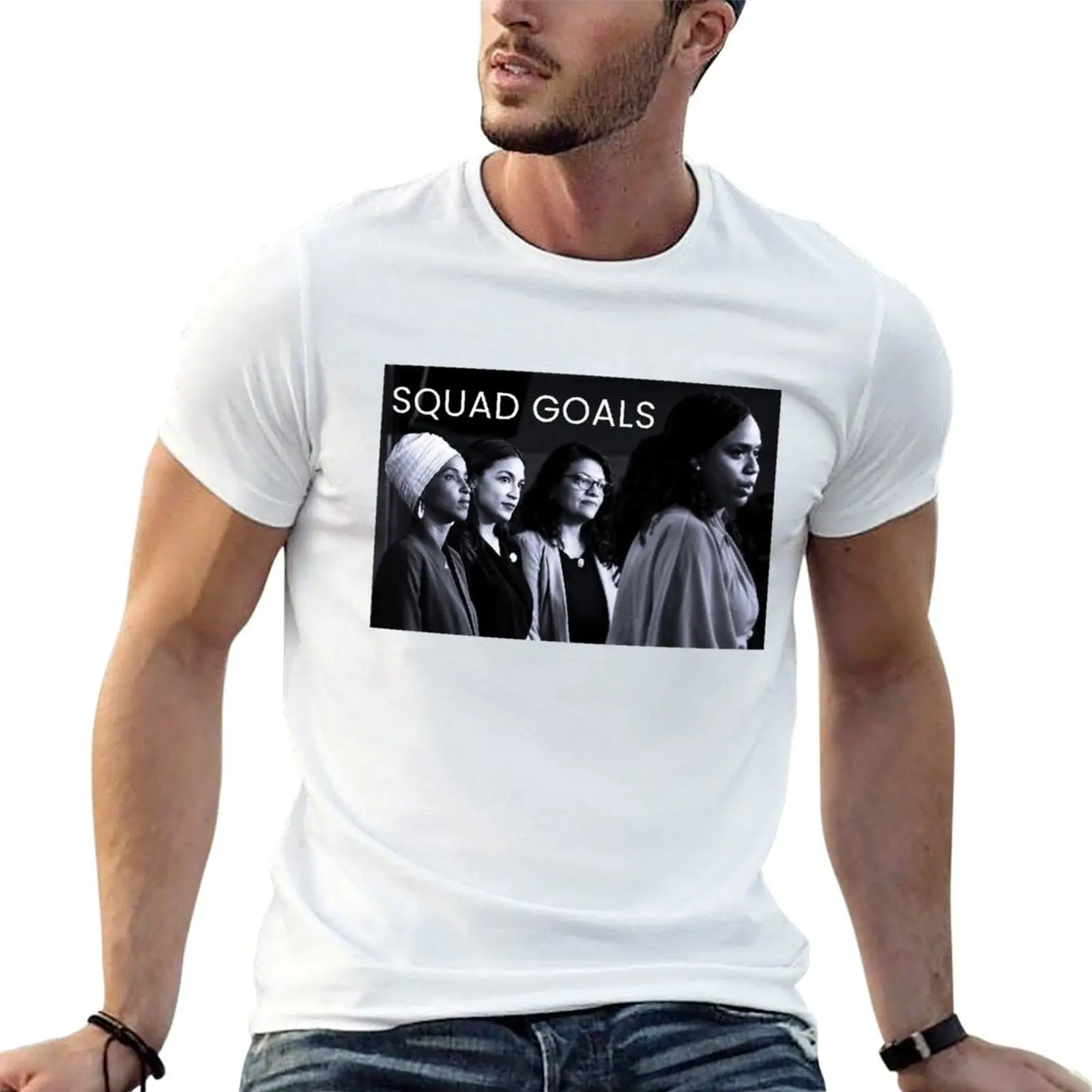 

Freshman Congresswomen Squad Goals T-Shirt black cotton t-shirt plain for man package man t shirts graphic T-Shirt