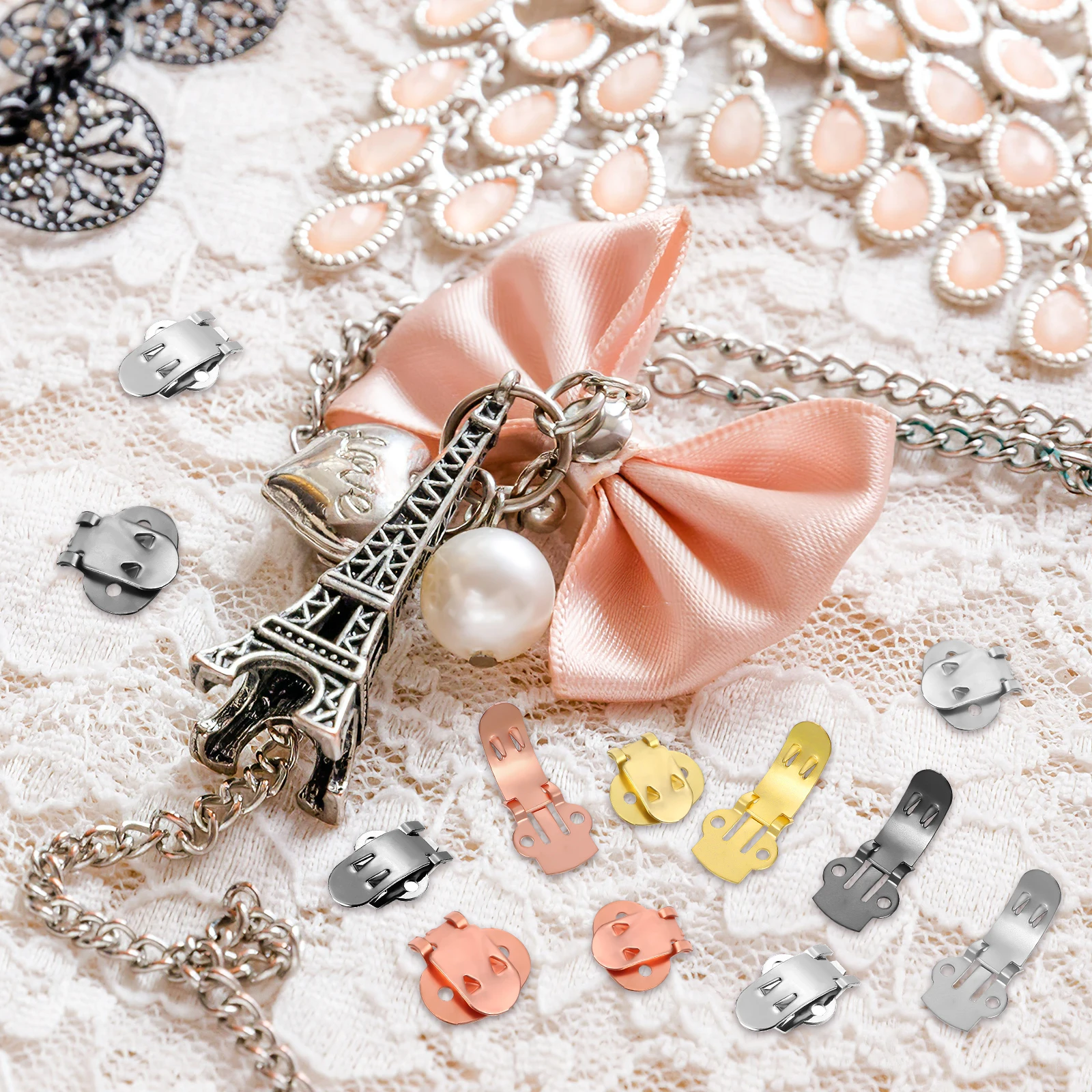 

36 шт. съемные металлические зажимы для обуви, плоские пустые пряжки, декоративные аксессуары «сделай сам», обувь на плоской подошве, зажимы для обуви на высоком каблуке