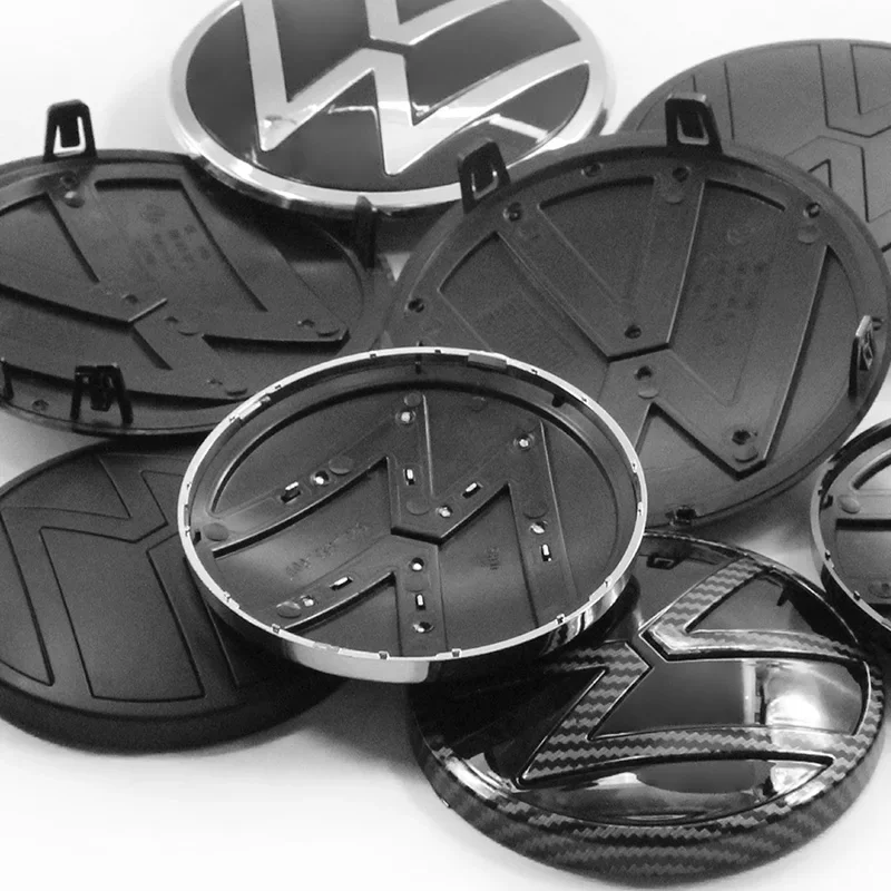 

Hub Caps For VW Volkswagen Jetta MK5 Golf 1Pc For Volkswagen Polo 2019-2024 139mm 110mm 5H0853601D VW Car Logo Emblem Hood Fron