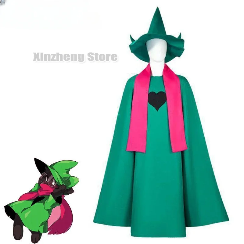 Jeu Deltarune Ralsei Cosplay Costume pour hommes et femmes, tenues de carnaval d'Halloween, imbibé, beau, drôle, Noël, fête du Nouvel An, BS6793