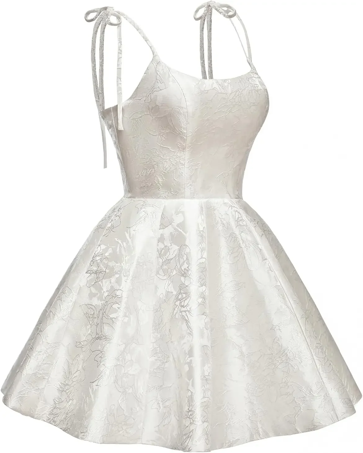 

Custom Homecoming Dresses for Teens 2025 Jacquard Short Prom Dress Spaghetti Strap Party Dress with Pockets Cocktail Mini Dress