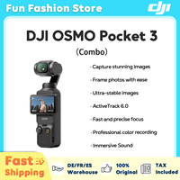 【EU Ship 】DJI OSMO POCKET 3 Combo ActiveTrack 6.0 3-Axis Stabilization 10-Bit D-Log M ColorOSMO POCKET 3