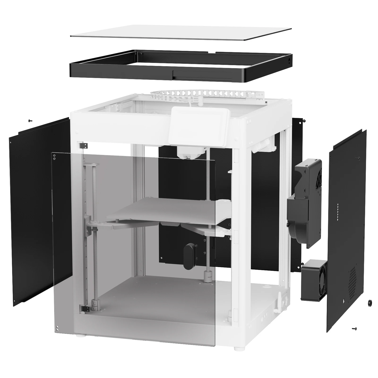 Twotrees 3D Printer Shell SK1 Enclosure Case Kit For 3D Printer SK1 Acrylic Shell 3D Printer Parts