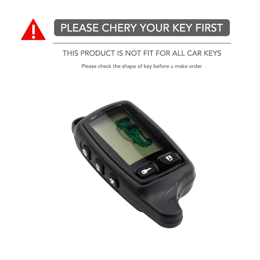 2025 High Quality Styles TW9010 Silicone Case KeyChain For Russian 2-way Alarm System Alarm Key Fob For Tomahawk TW9010 9010