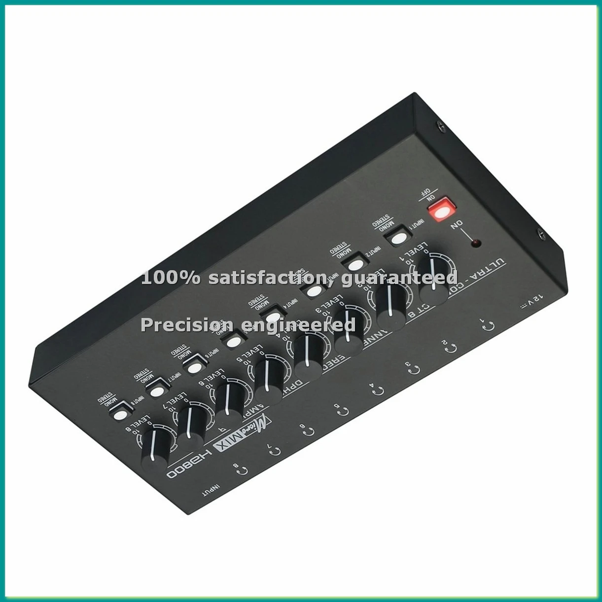 

Ультракомпактный аудиоусилитель HA800, 8-канальный мини-стереоусилитель для наушников, вилка стандарта США - TCES