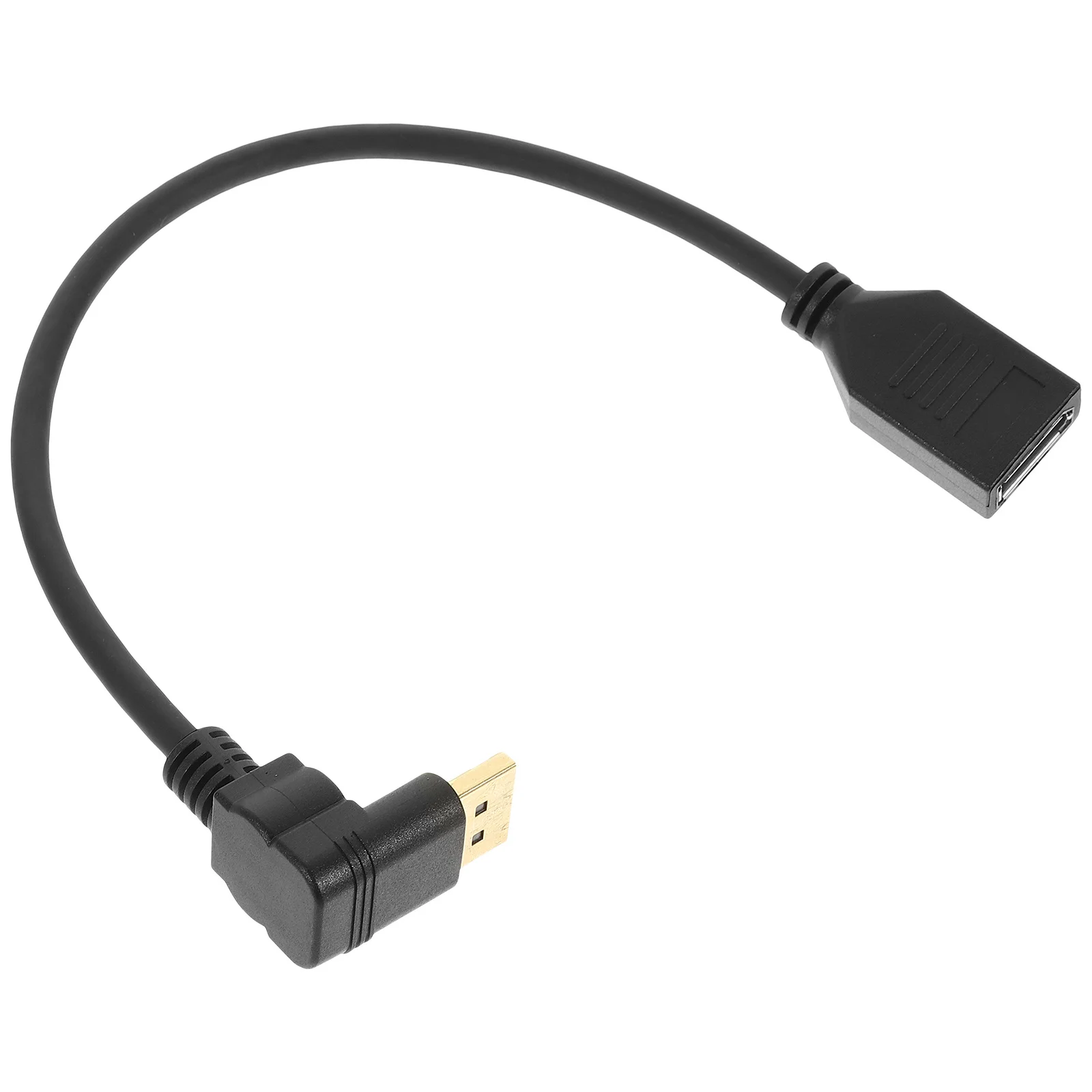 

Displayport Extension Cable 4K Support Upward Curved Design For Monitor Laptop Gpu 1.2 Male To Female Cord