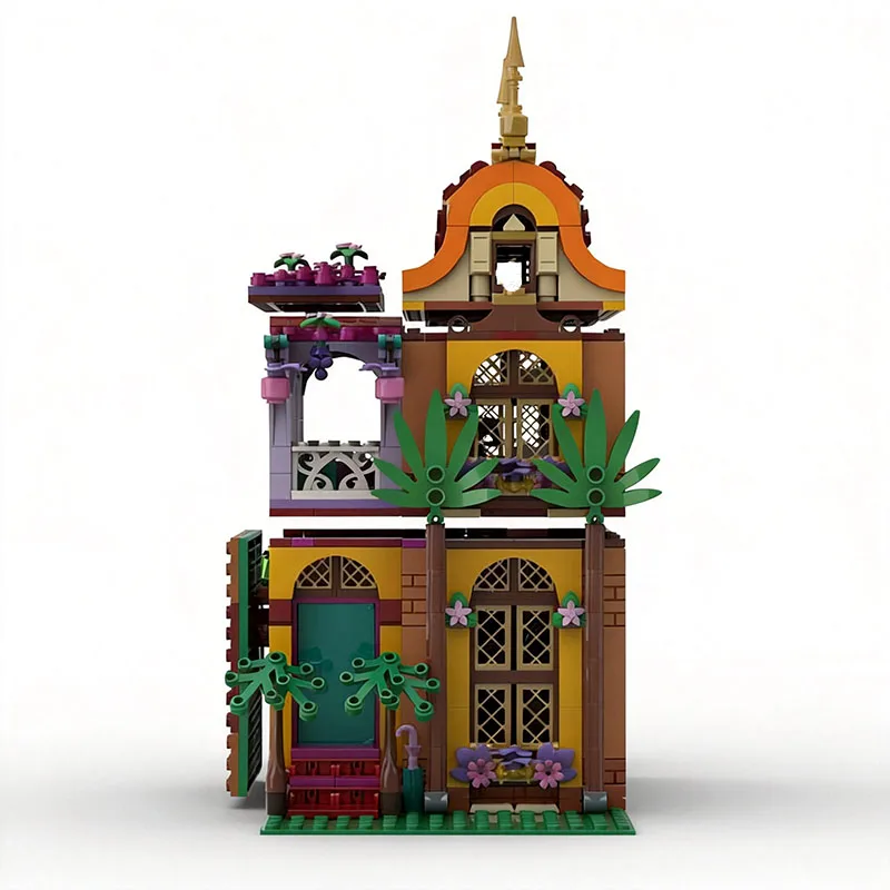 1005 Elementów Konstrukcyjnych Zaczarowany Dom MOC Personalizowany Modularny Model Budynku z Klocków Edukacyjna Zabawka dla Dzieci DIY Zestaw do Składania Prezent