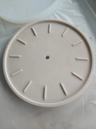 3D Round Concrete Clock Silicone Mold Craft Handmade Clock Mould DIY Crafts Silicone Mould Home Decoration