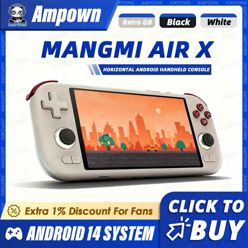 MANGMI AIR X Handheld Game Console Qualcomm Snapdragon 662 5.5