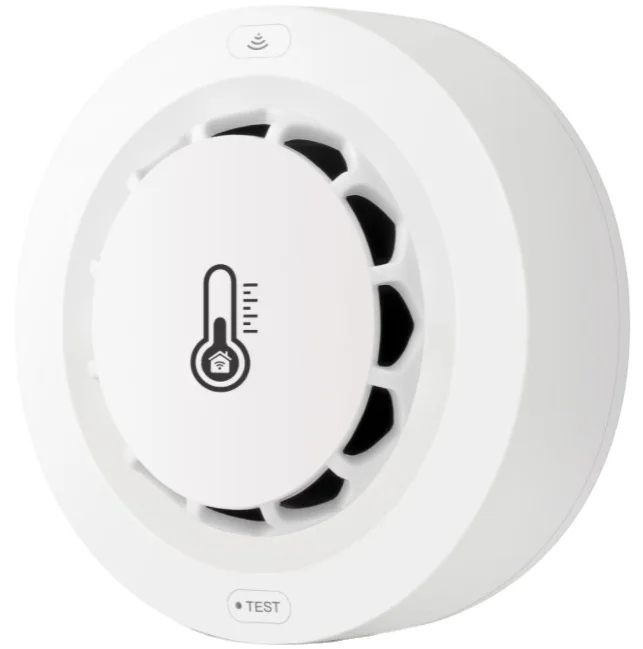 

Умный дом Tuya, Wi-Fi, Zigbee, датчик температуры и влажности дыма, детектор с приложением, нажимная сигнализация, домашнее обнаружение