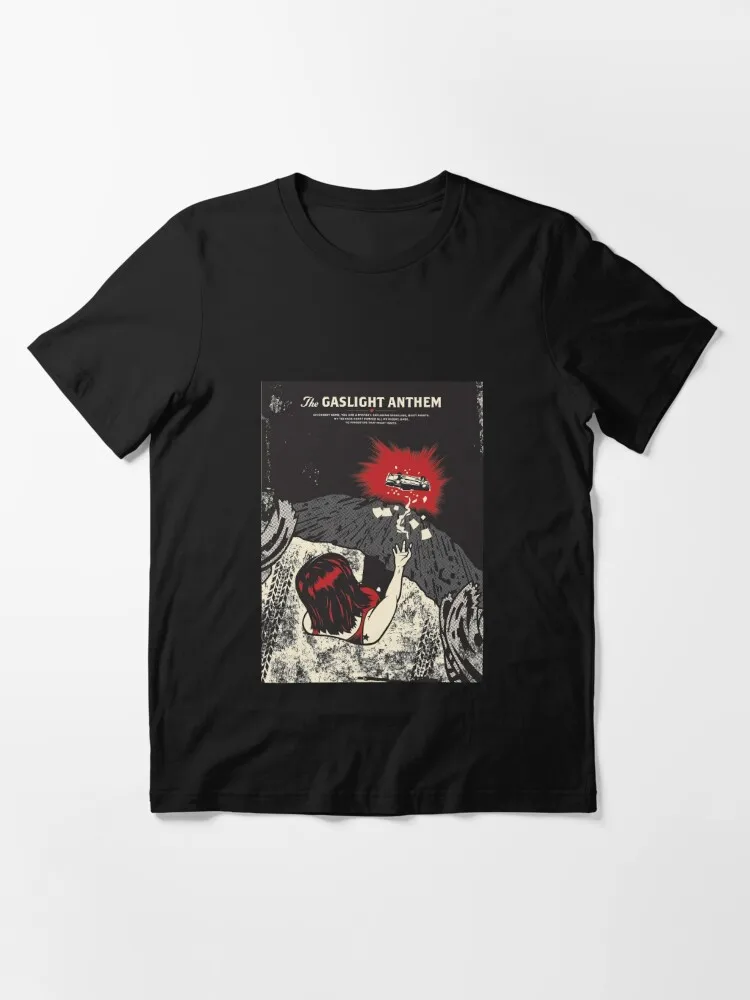 The Gaslight Anthem Fell Again Essential T-Shirt Tees Hot Sale Outdoor Cotton