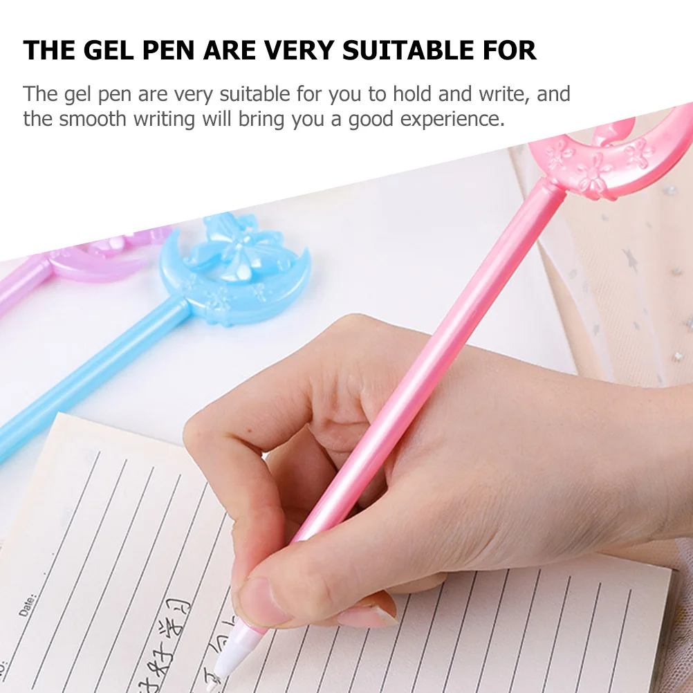 

12Pcs Simple Neutral Gel Pen Cartoon Design Comfortable Grip Office School Writing Tools Butterfly Pen