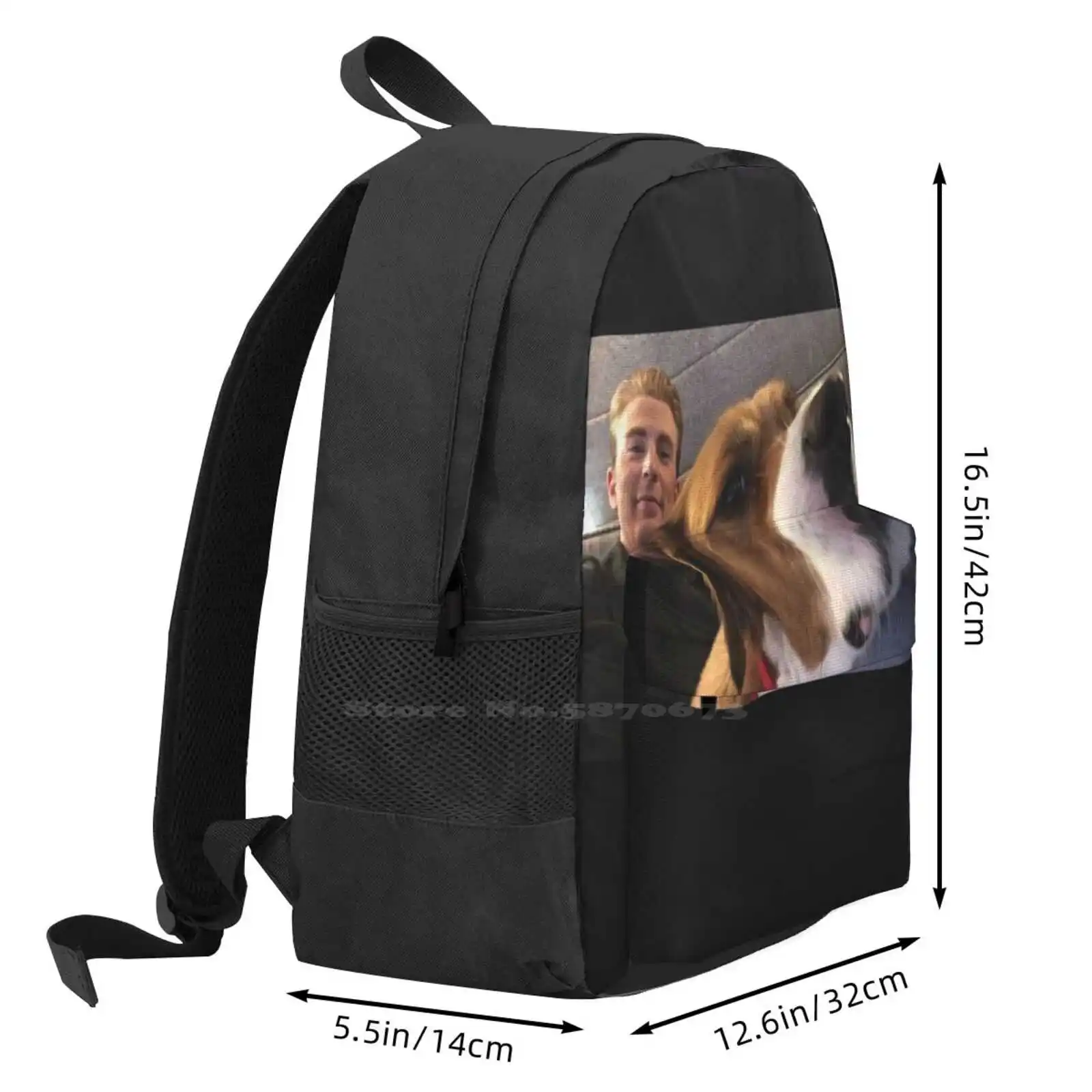 Chris And Women Men Teens Laptop Travel School Bags Cast Comics Actor The Universe Cinematic Steve Rogers Civil War Bucky