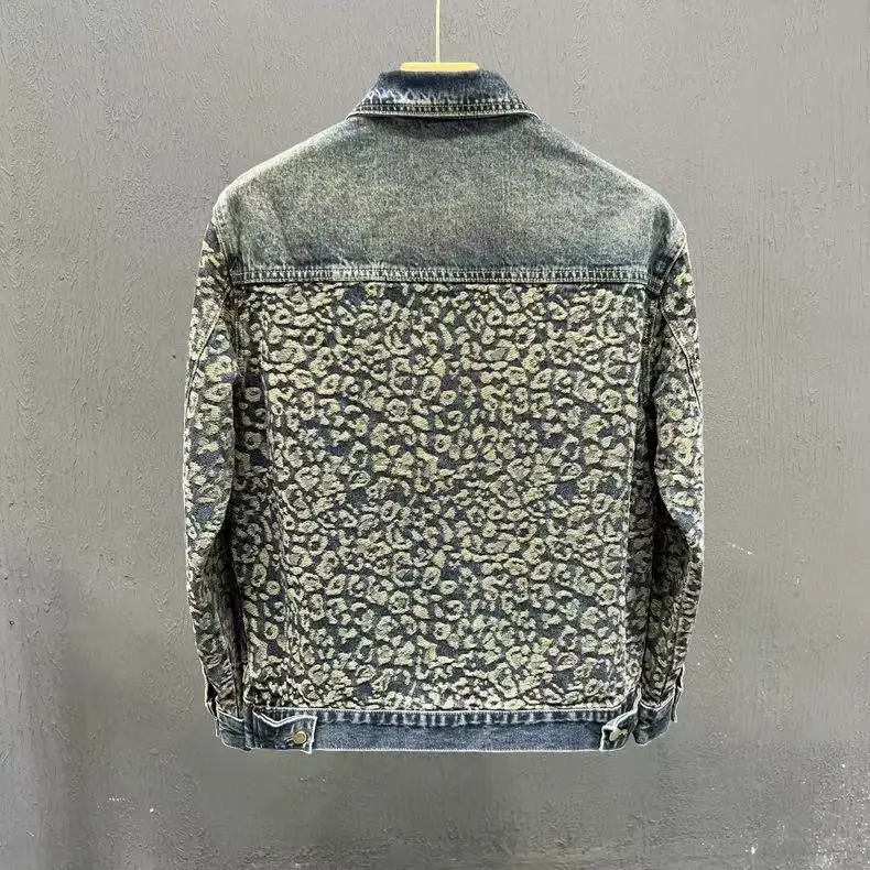 سترات الدنيم رجل الخريف موضة كاوبوي معطف للرجال النسيج أبلى غسلها وصفت الملابس الرجالية سترة خمر عالية الجودة