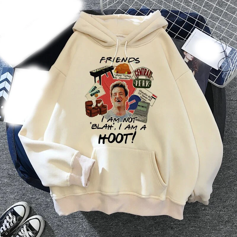 New Fashion Friends Tv Show Plus Size Hoodie Fun Cartoon Print Men and Women Fashion Hoodie Hooded Sweatshirt Hoodie