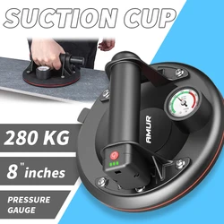 8 Inch 280kg Loading Capacity Air Pump Electric Vacuum Suction Cup Heavy Duty Vacuum Spreader Tile Adsorption Glass Lifting