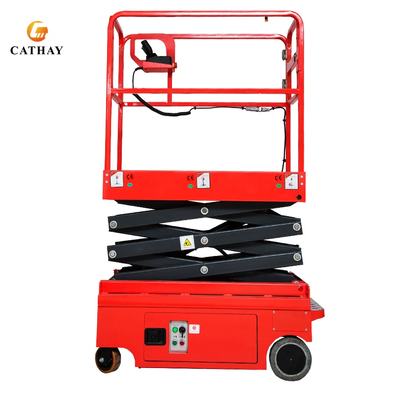 Ce Approved Indoor Outdoor Electric Mobile Man Lift Crane