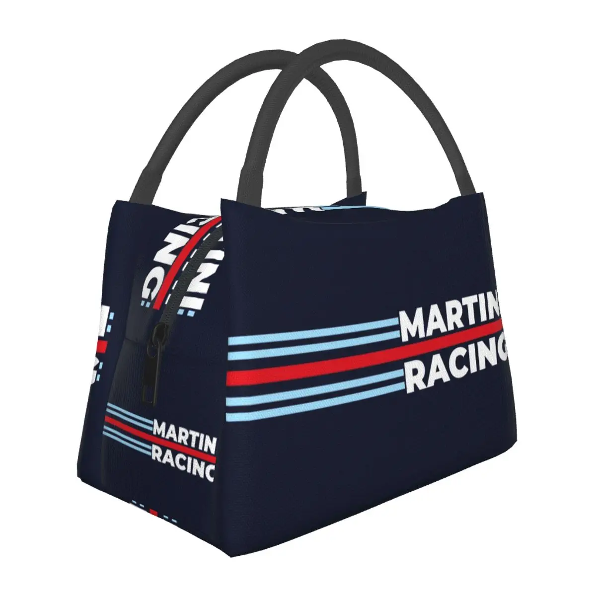 Martini Racing Lunch Bags Insulated Bento Box Waterproof Lunch Tote Picnic Bags for Woman Student Travel