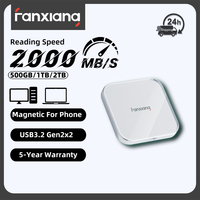 Fanxiang PS2005 Portable External SSD 2000MB/s 1TB/2TB Magnetic Hard Disk USB3.2 Gen2x2 Solid State Drive For Phone Windows PC