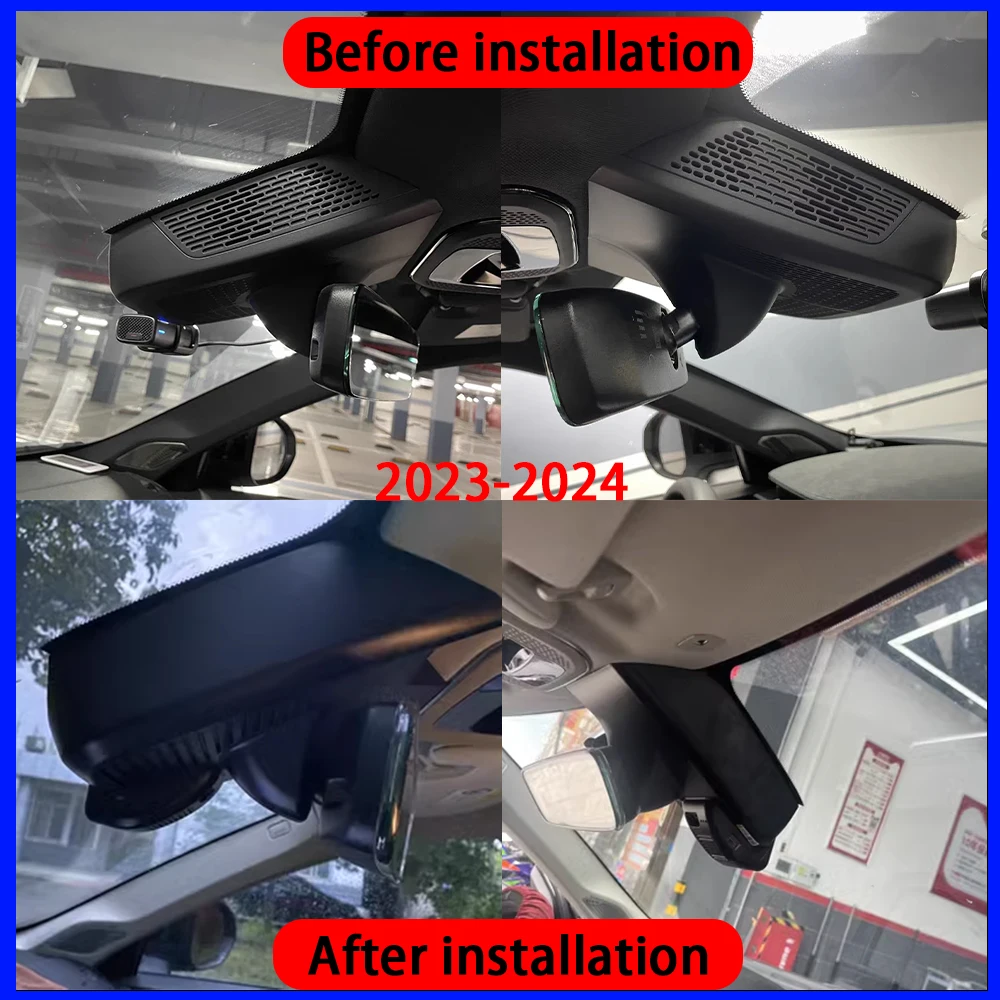 for Lynk & Co 01 2023 2024 2025 2026 OEM 4K DVR Dash Cam Front Rear Camera WiFi Video Recorder Plug and Play Loop Recording