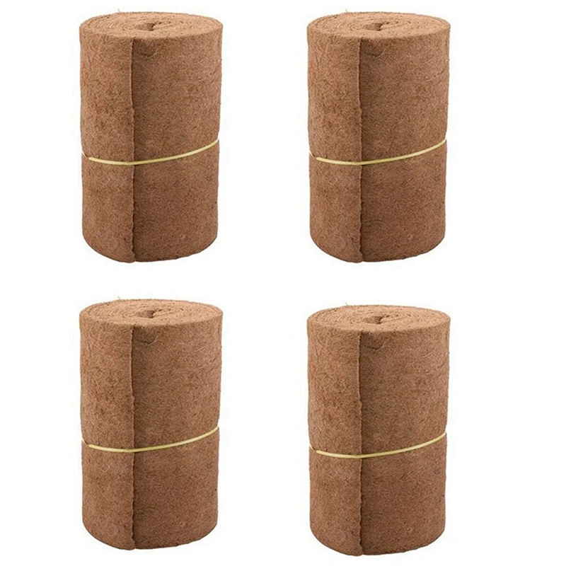 

4X Liner Bulk Roll 0.5Mx1m Flowerpot Mat Coconut Palm Carpet For Wall Hanging Baskets Garden Supplies