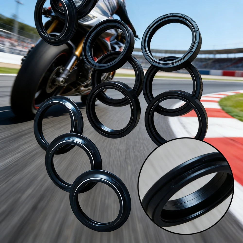 

2/4/8pc Front Fork Oil Seal Cover 41x53x8/10.5 For Yamaha XVS 1100 1300 XVS1100 XVS1300 A DRAG STAR CLASSIC MIDNIGHT 1997-2016
