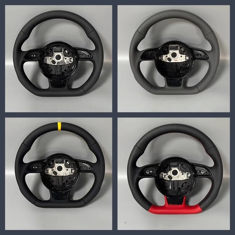 Steering Wheel For Audi RS A3 A4L A5 A6L Q5 Q7 A7 Q2 Q3 S4 S5 S7 8V B8 C7 2007-2021 Campaign Assembly Chassis Parts Accessories