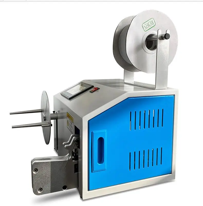 RZJ 25-60mm Touch Screen Multifunction automatic Cable Wire Winding  Binding Machine  Power Cord Data Cable Tie Winder Machine