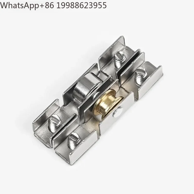 20pcs Aluminum Alloy Window Concave Wheel Sliding Door and Window Pulley Bathroom Sliding Door Track Roller Furniture Hardware