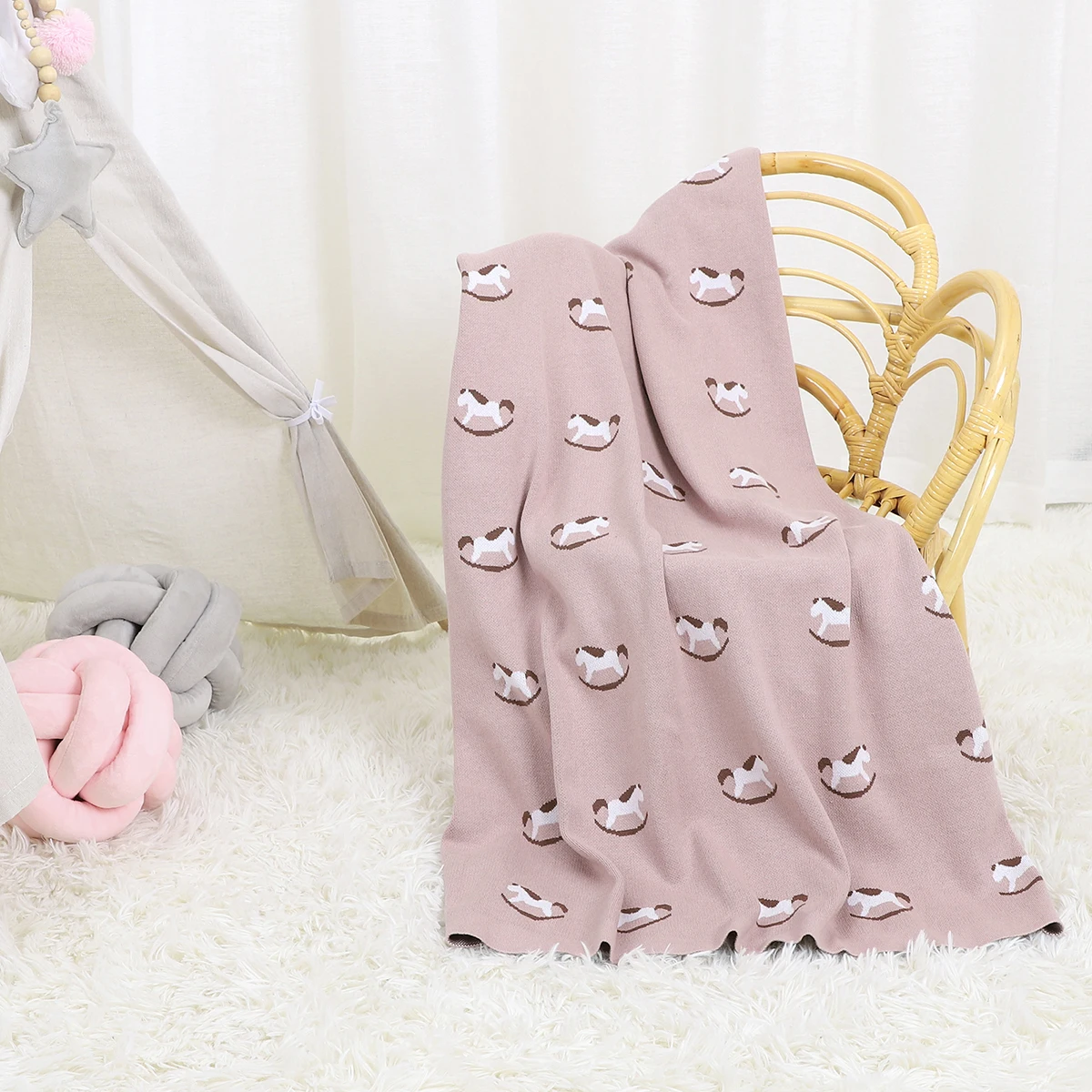 아기 담요 Swaddle Wrap 100% 면 니트 신 - Baby Nursery Hamper 리뷰 및 가격