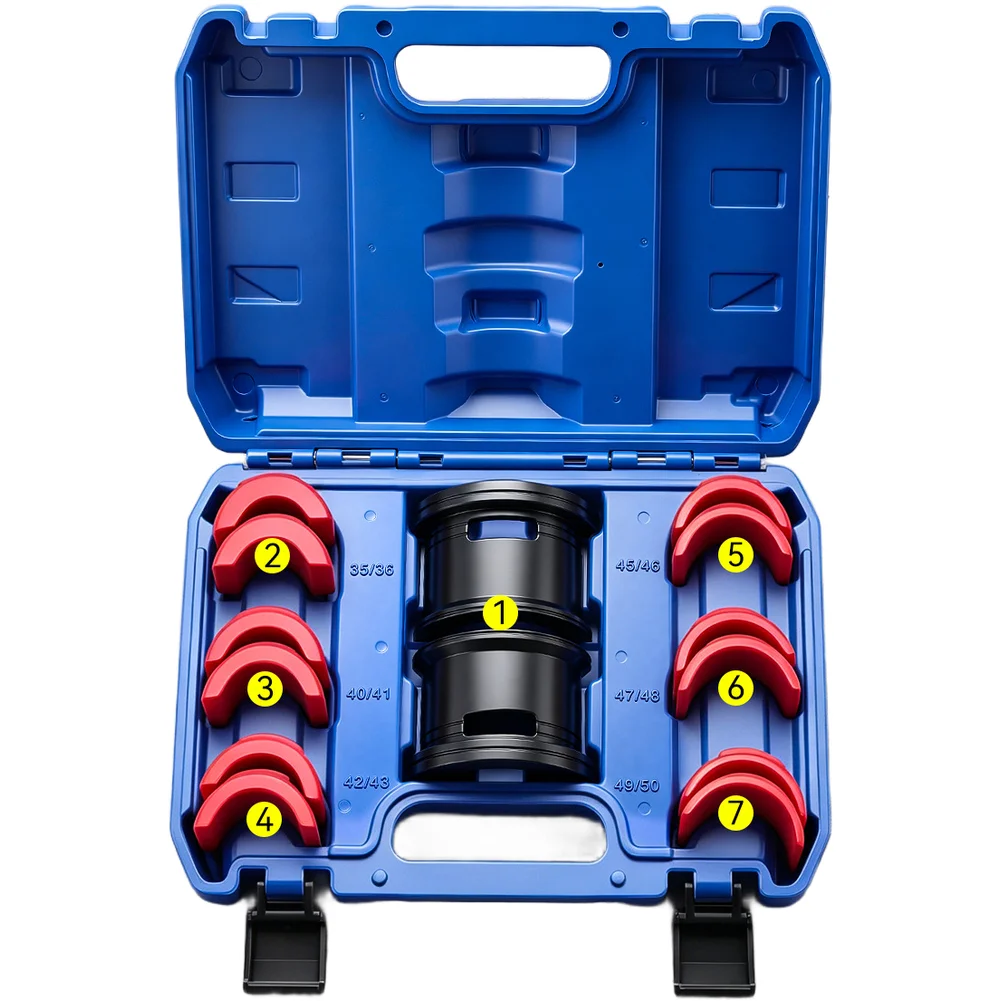 

Oil Seal Removal Kit Motorcycle Oil Seal Tool Carbon Steel Construction Heat-treated Metal Non-slip Grip Design