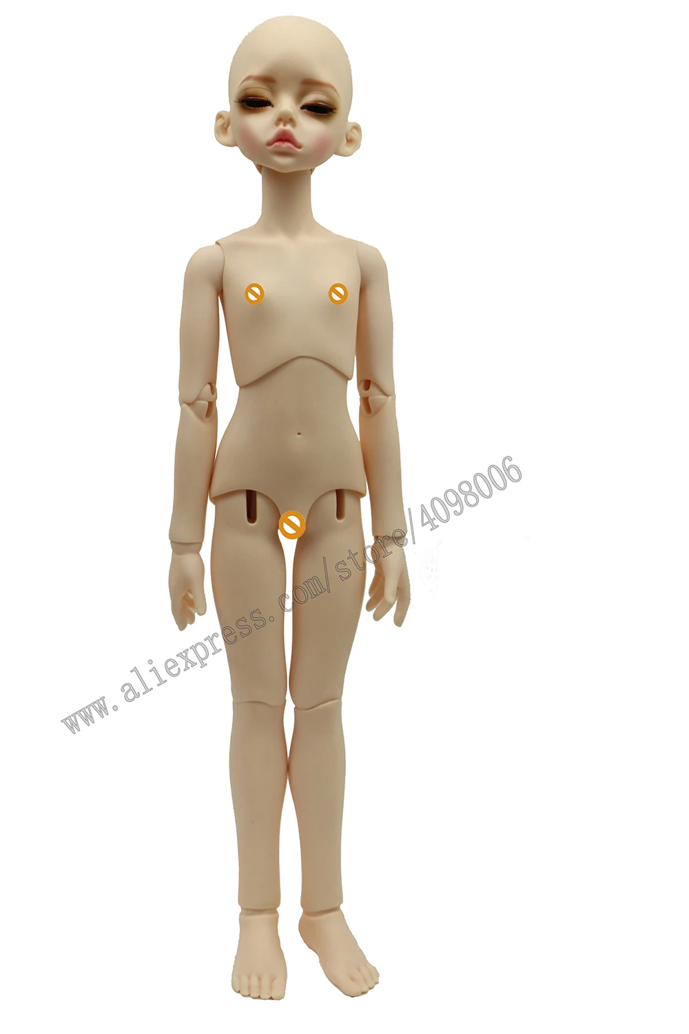 BJD 1/4 Larina Bambola a occhio semiaperto occhi liberi giocattolo vendita calda gratuita bambole di moda senza corpo modello giocattolo in resina originale