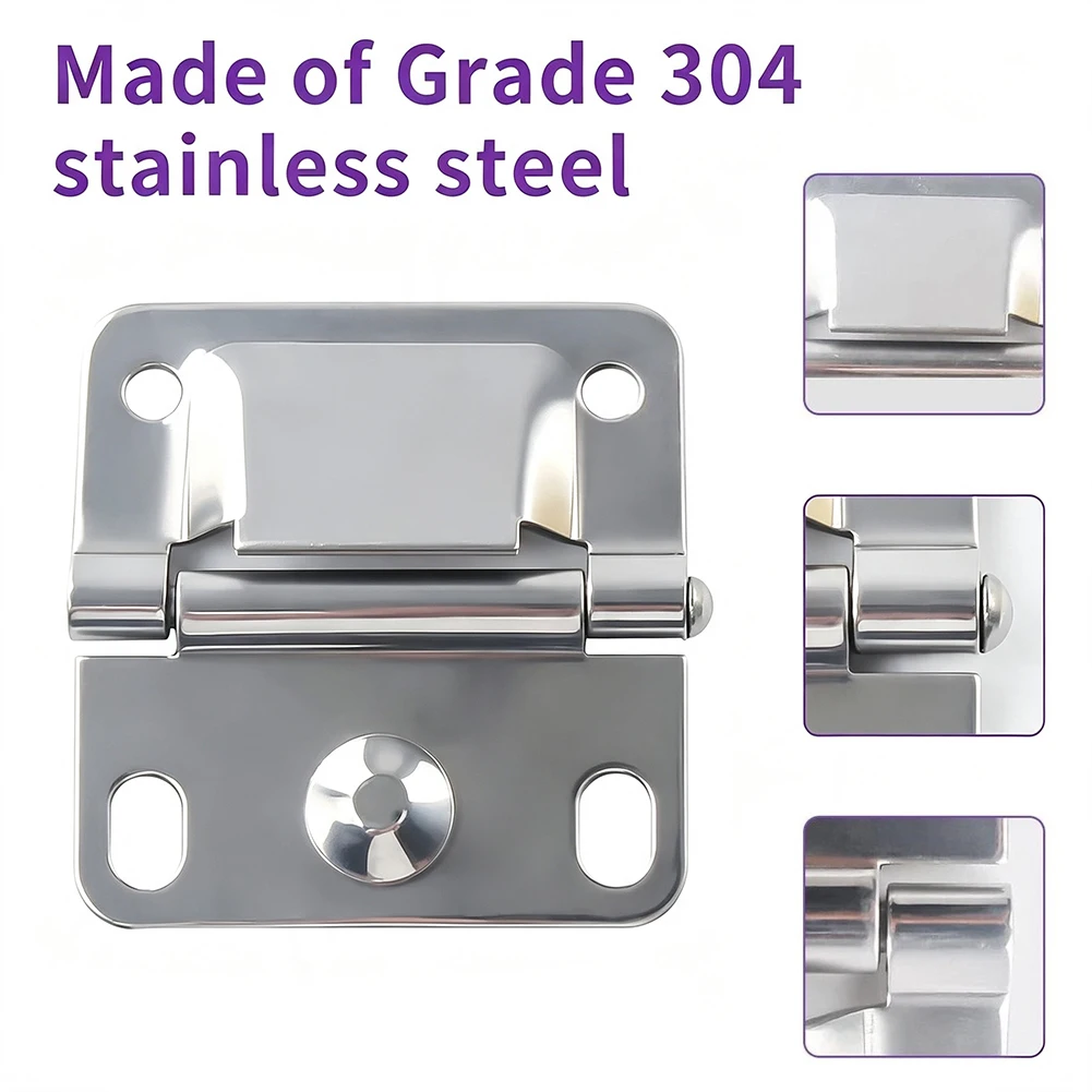 2Pcs Stainless Steel Cooler Hinge Replacement for Coleman Cooler Model 5226 5227B 5235 5236 5240 5241 5241A 5245 5250 5254D