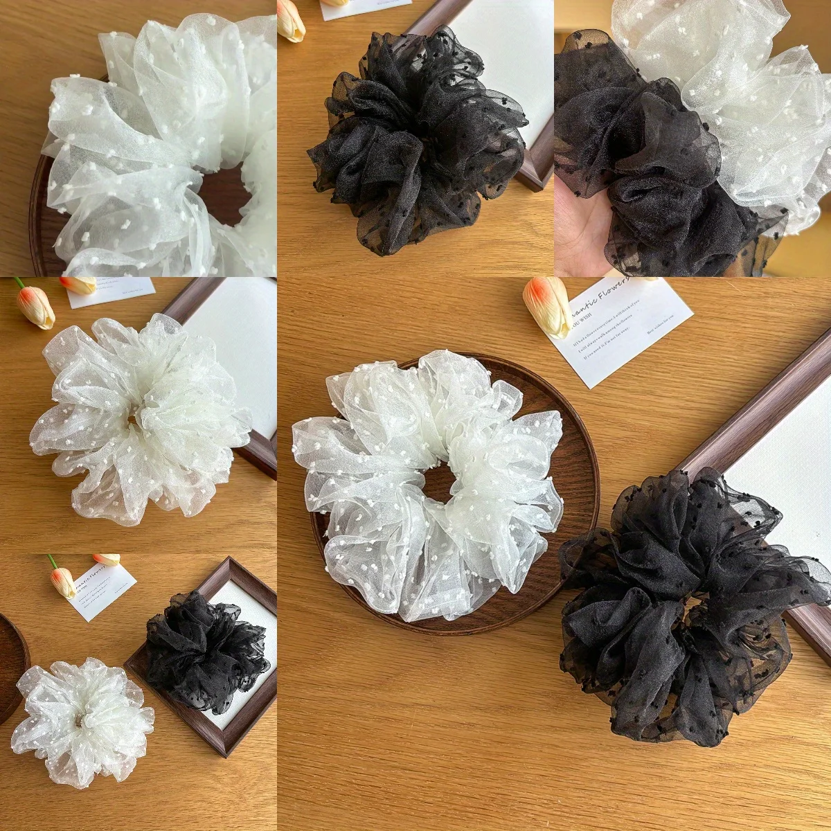 

Breathable Fluffy Mesh Hair Band for Women and Girls Stretchy Wide Pleated Headwear Fashion Hair Hoop Hair Accessories