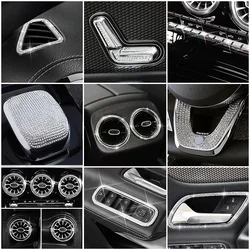 For Mercedes Benz A Class W177 2019-2022 A180 A200 A220 A250 A35 AMG Center Console Trim Diamond Cover Crystal Sticker