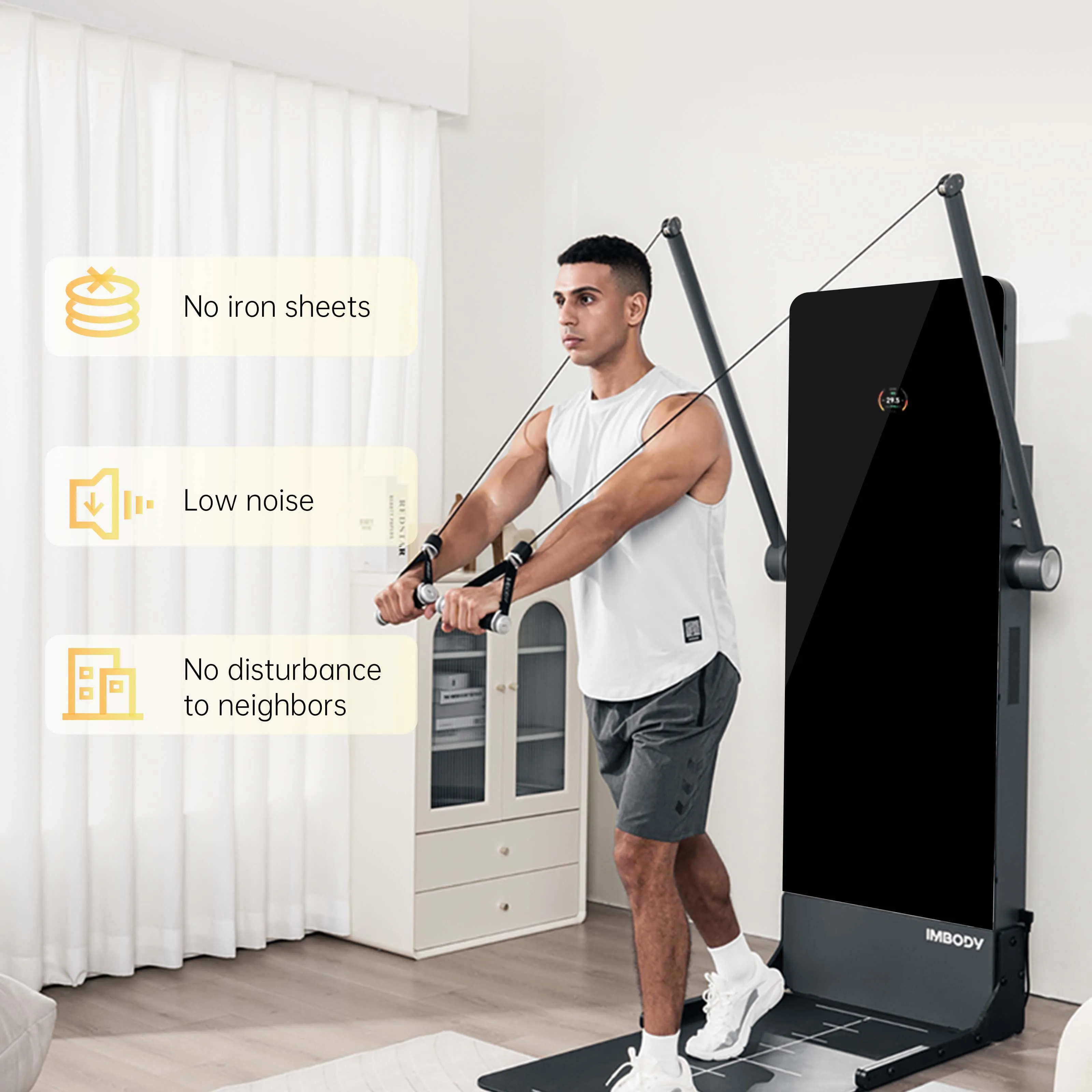 Gym Equipment Commercial Smart Gym Fitness Mirror Multi Gym Machine Strength Training Equipment Home Trainer